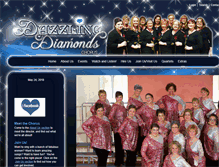 Tablet Screenshot of dazzlingdiamondschorus.org